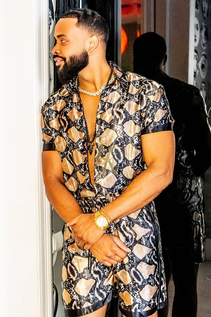 Masculine Outfits Silk Dress