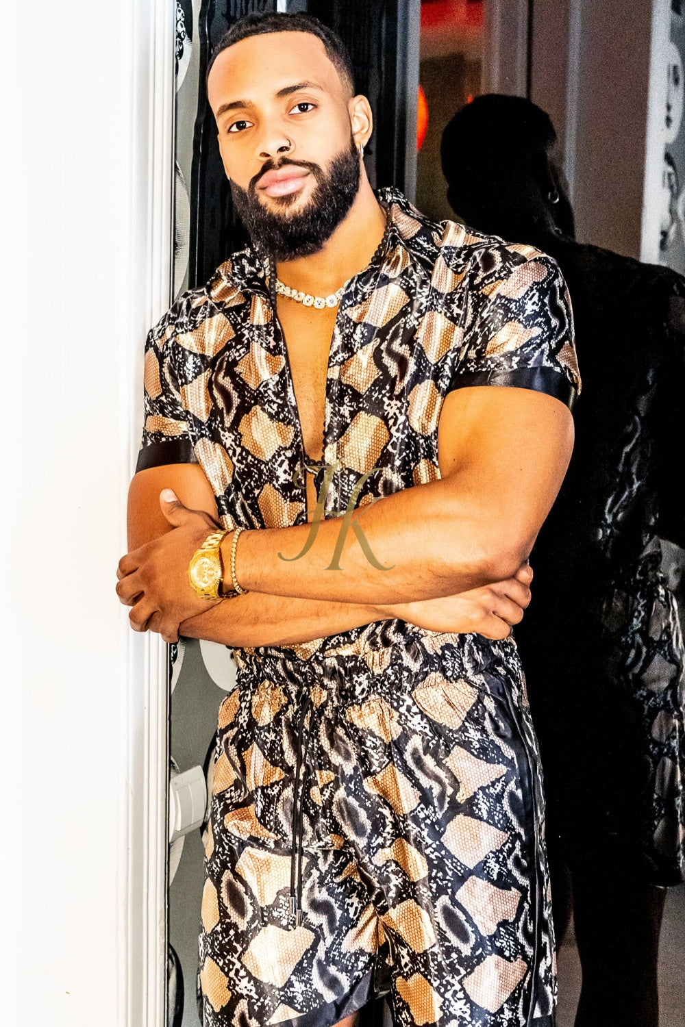 Masculine Outfits Silk Dress
