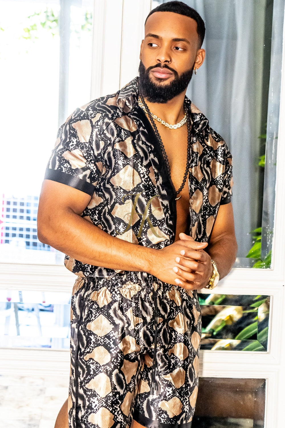 Masculine Outfits Silk Dress