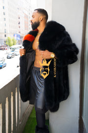 "Experience Opulence: Luxurious Fox Fur Coats for Men - Elevate Your Style and Warmth" - kayibstrore