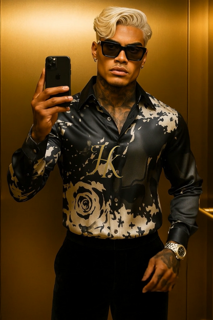 Men’s Premium Silk Shirt – 100% Pure Silk Luxury Fashion