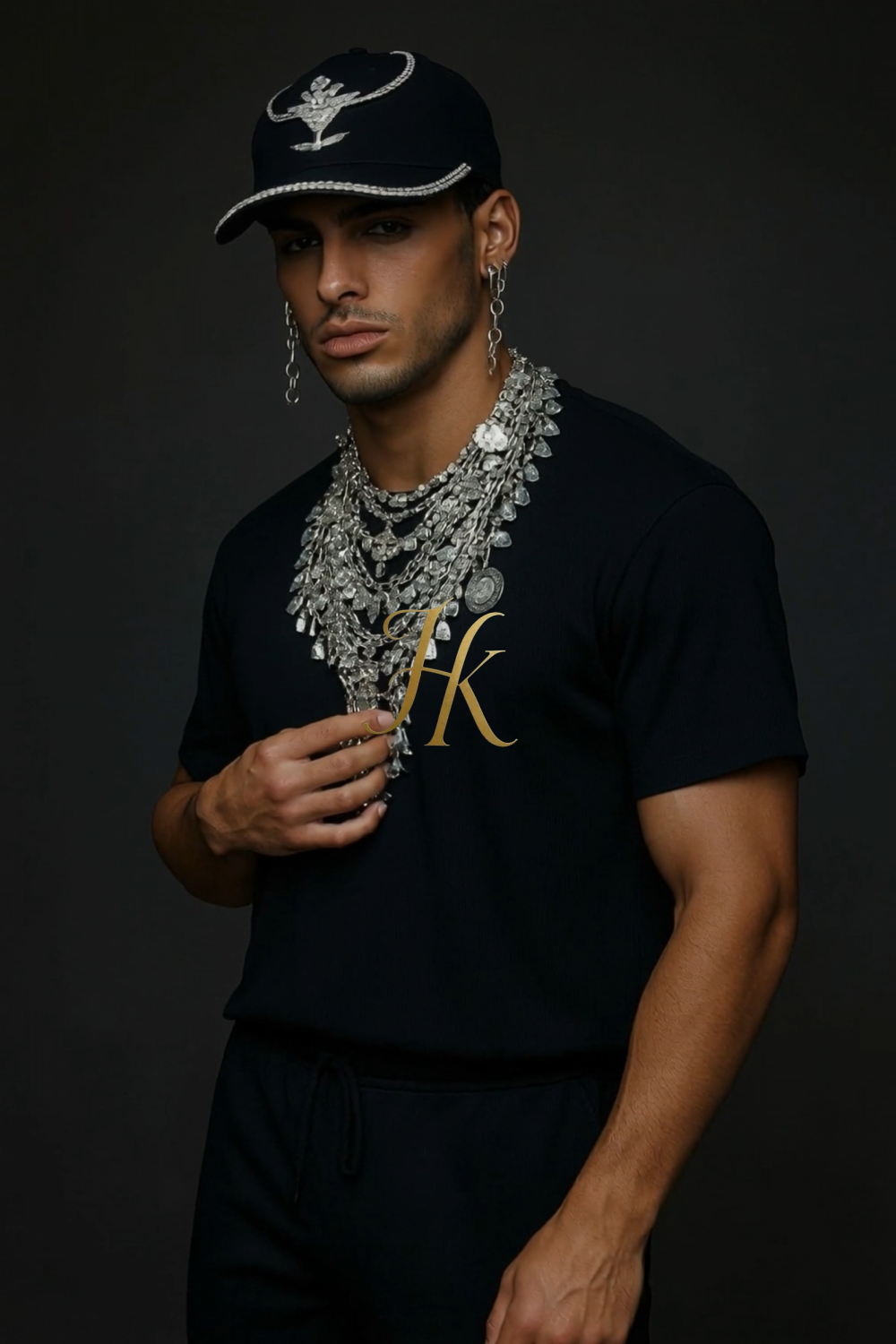 Men’s Summer Cotton Set – T-Shirt & Pants Two-Piece Outfit