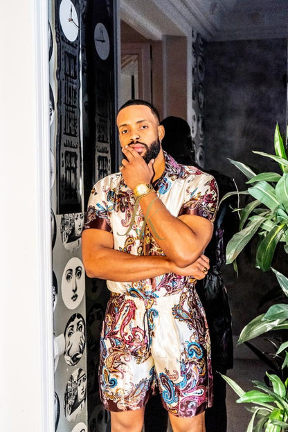 Premium Summer Nights Silk Set – Satin Glow Edition - kayibstrore