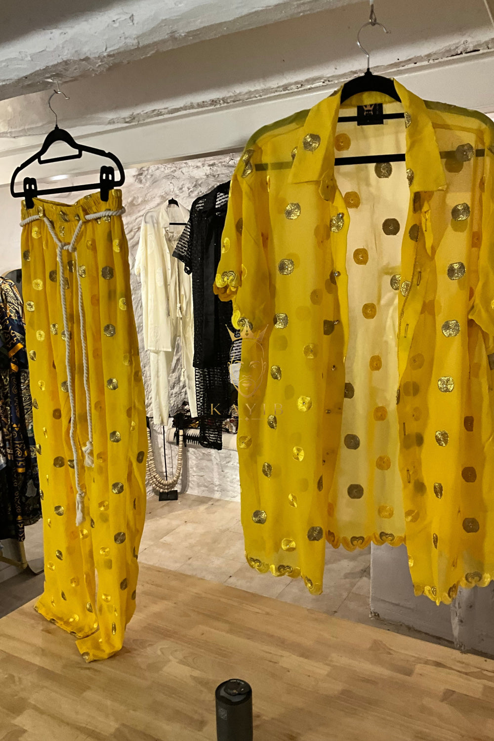 Premium Golden Mirage Embroidered Resort Set