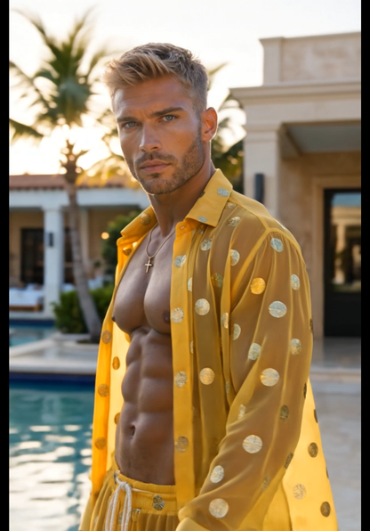Golden Mirage Embroidered Resort Premium Set