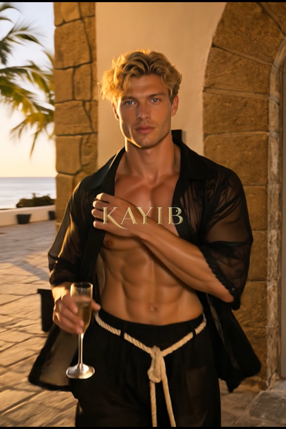 KAYIB – Noir Riviera Sheer Set