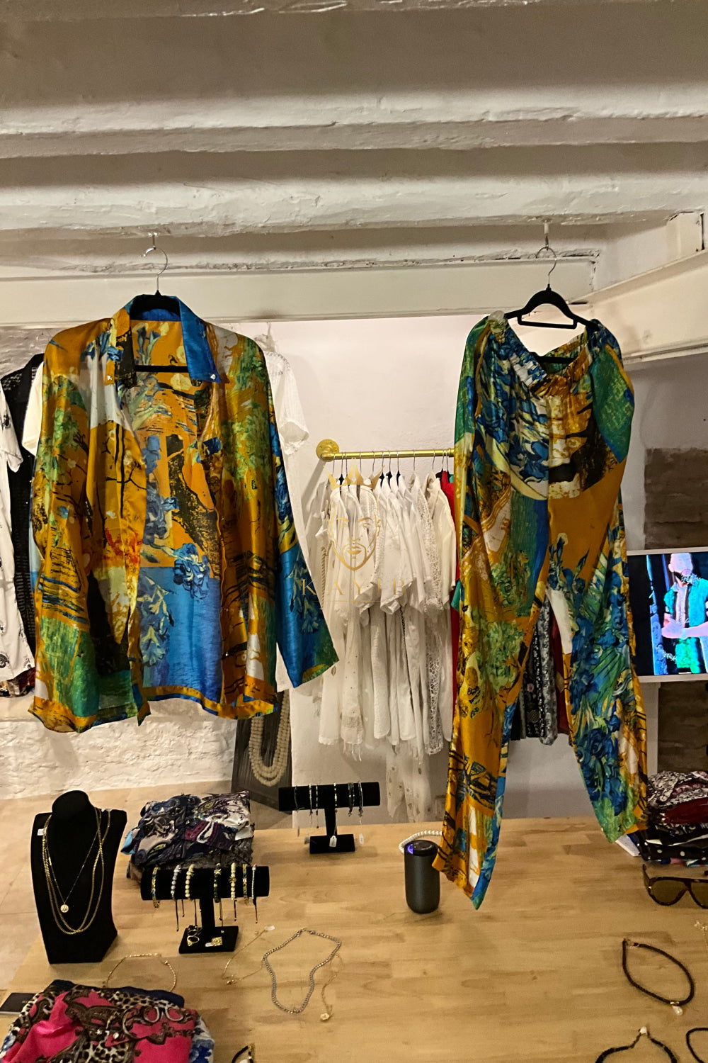 Couple Silk Outfit Set – Luxury Summer Fashion for Him & Her - kayibstrore