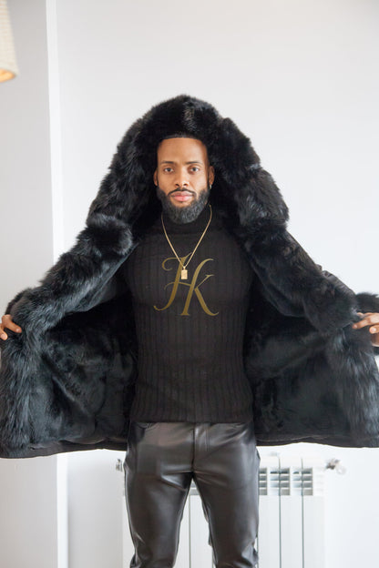 Mens 4-In-1 Waterproof Men Parka Winter Jacket /best Men In Fur Coats Images