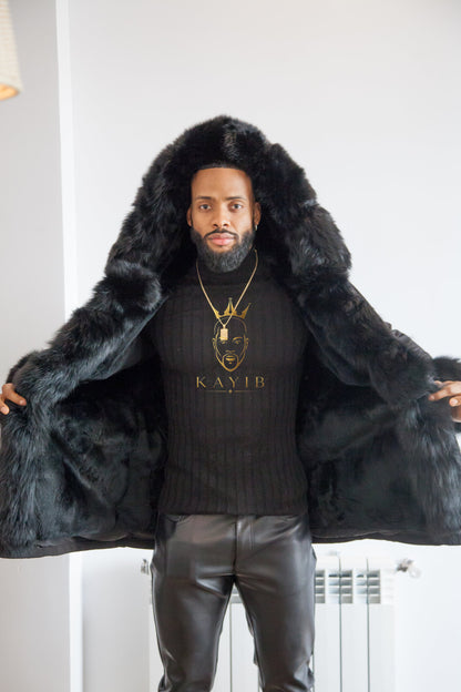 Mens 4-In-1 Waterproof Men Parka Winter Jacket /best Men In Fur Coats Images