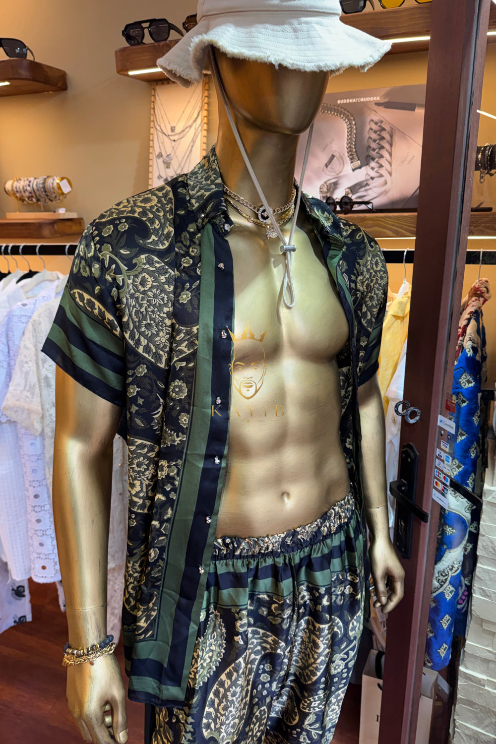 KAYIB — Forest Paisley Silk Set