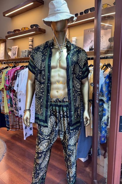 KAYIB — Forest Paisley Silk Set