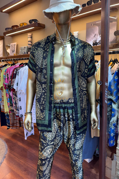 KAYIB — Forest Paisley Silk Set
