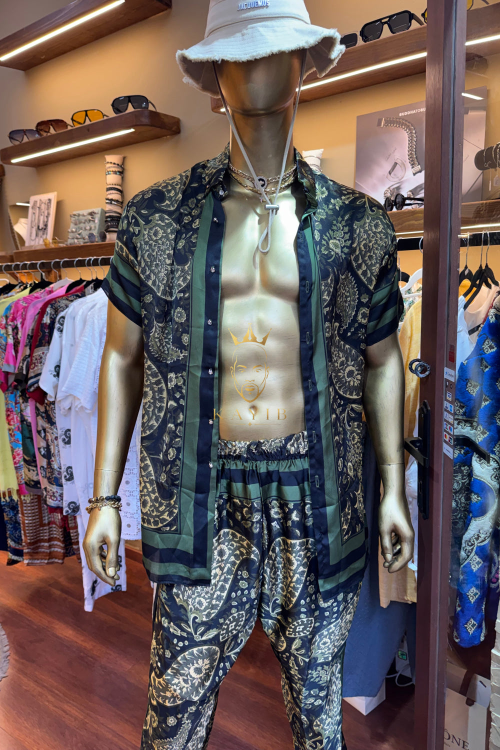 KAYIB — Forest Paisley Silk Set