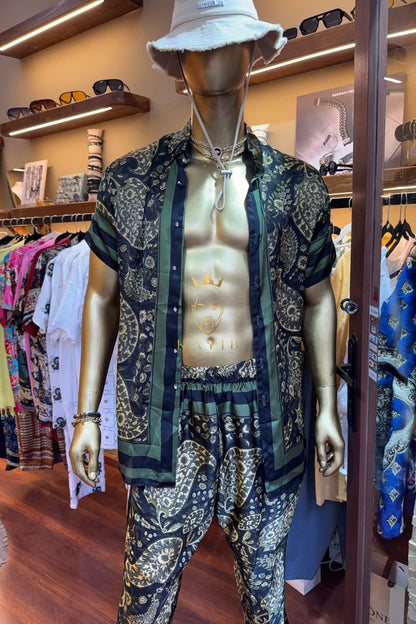 KAYIB — Forest Paisley Silk Set