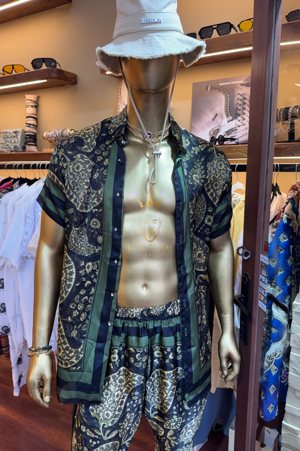 KAYIB — Forest Paisley Silk Set