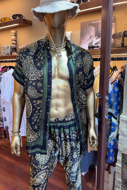 KAYIB — Forest Paisley Silk Set