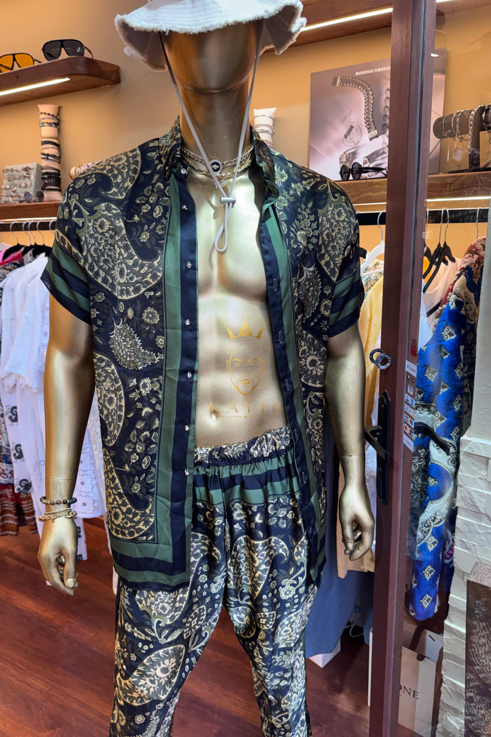 KAYIB — Forest Paisley Silk Set