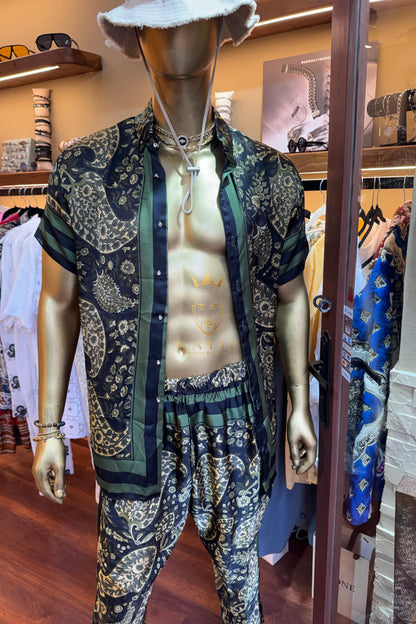 KAYIB — Forest Paisley Silk Set