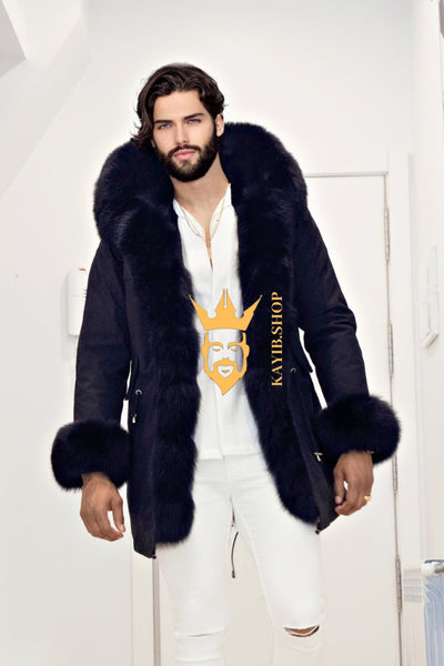 tosciani, Jackets & Coats, High Top End Designer Real Fur Coat Mens Small