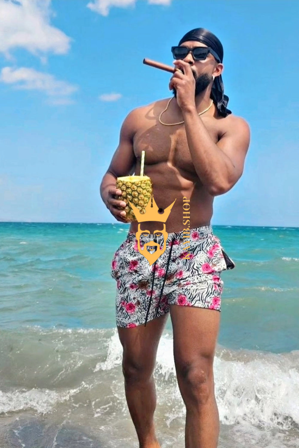 Summer Sensation: Men's Swimwear | Quick-Drying Mesh-Lined Beach Shorts in Premium Polyester Fabric! - kayibstrore