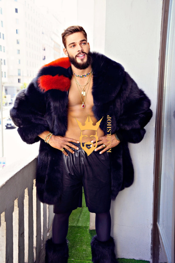 Elevate Your Style with Handmade Real Fox Fur Coats | Luxurious Winter Fashion for Men and Women - kayibstrore