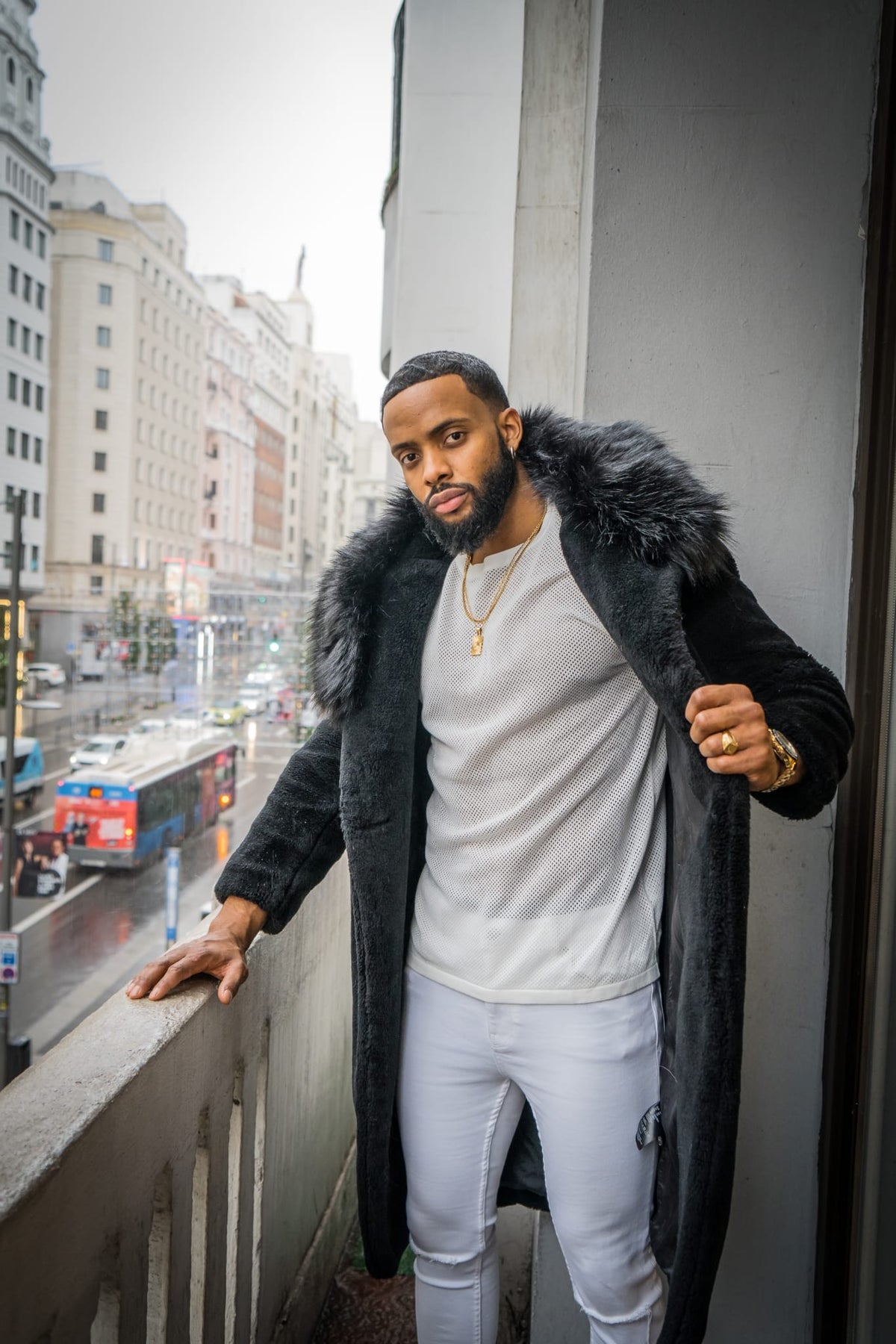 Handmade Men's Teddy Designer Coat