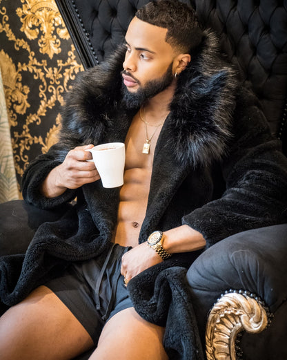Handmade Men's Teddy Designer Coat