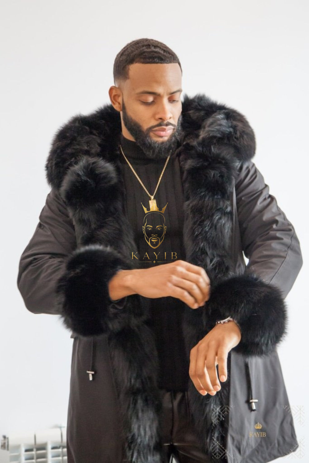 Mens 4-In-1 Waterproof Men Parka Winter Jacket /best Men In Fur Coats Images