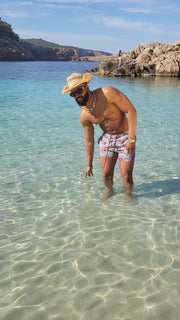 Summer Sensation: Men's Swimwear | Quick-Drying Mesh-Lined Beach Shorts in Premium Polyester Fabric!