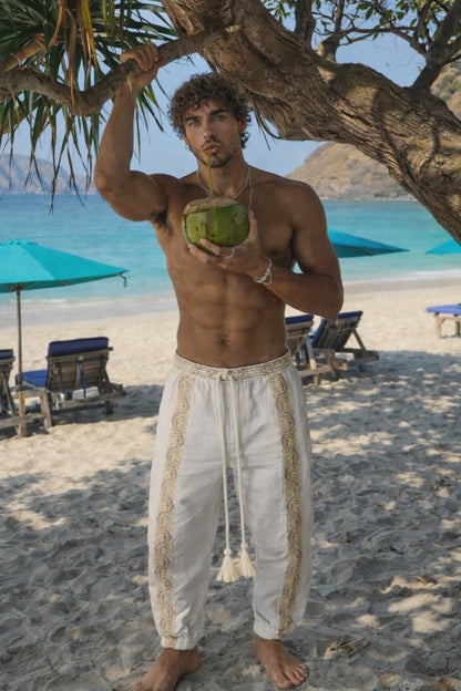 Ornamental Lounge Couture Pants – Men