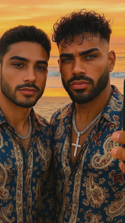 Men’s Luxury Baroque Silk Set – Kayib Exclusive Collection