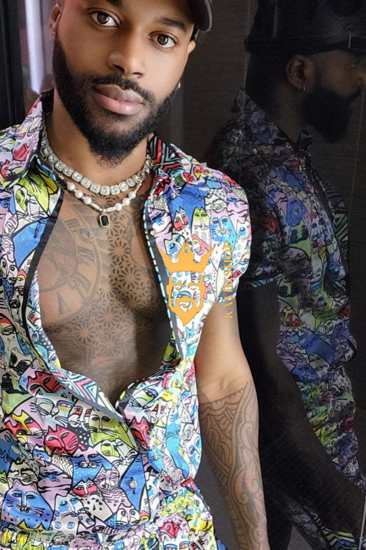 Miami Gardens Outfits Woven Set 2Pcs