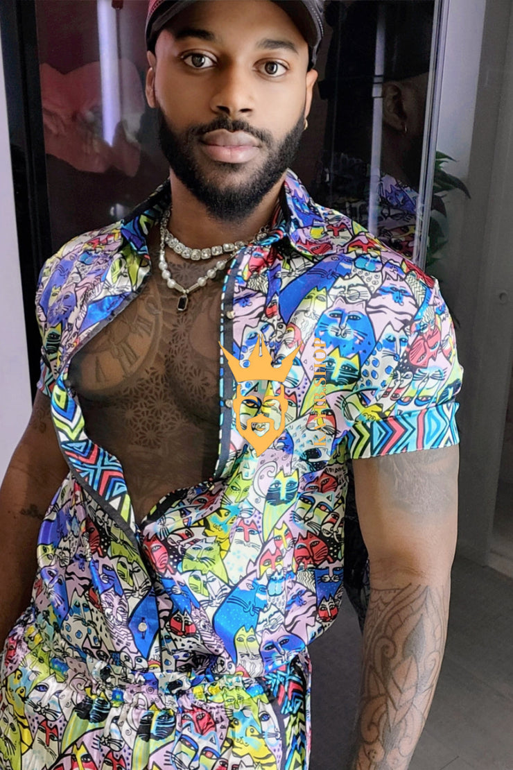 Miami Gardens Outfits Woven Set 2Pcs