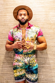 Fashion Mens Luxury Silk Dress Outfits