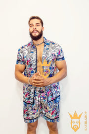 Luxury Handmade Silk Outfit - Elevate Your Style Game with This Sophisticated and Comfortable Masterpiece - Perfect for Summer Getaways and Casual Outings! - kayibstrore