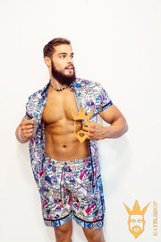 Luxury Handmade Silk Outfit - Elevate Your Style Game with This Sophisticated and Comfortable Masterpiece - Perfect for Summer Getaways and Casual Outings! - kayibstrore