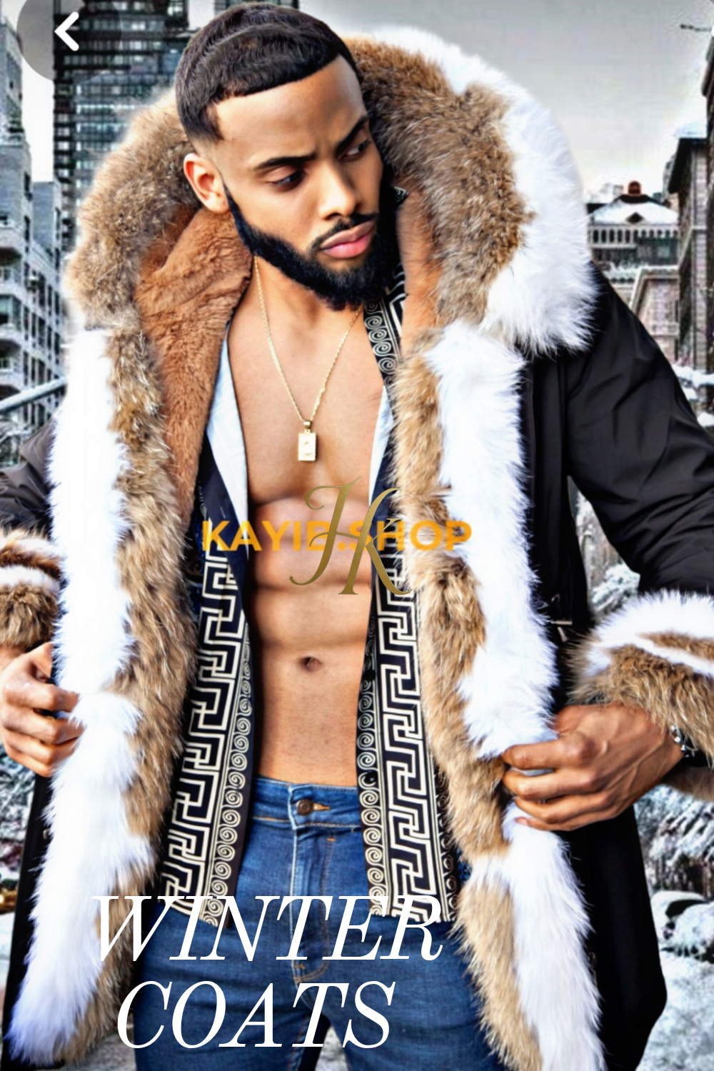 Mens designer winter clothes on sale