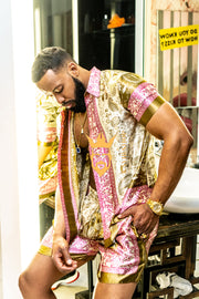 Mens Barocco Silk Set