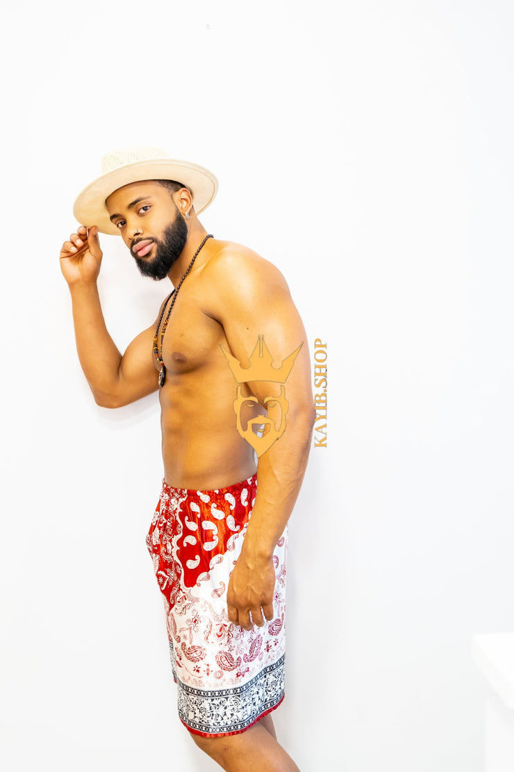 KAYIB Red Silk Short - Elevate Your Style Game with Premium Luxury and Comfort. - kayibstrore