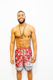 KAYIB Red Silk Short - Elevate Your Style Game with Premium Luxury and Comfort. - kayibstrore