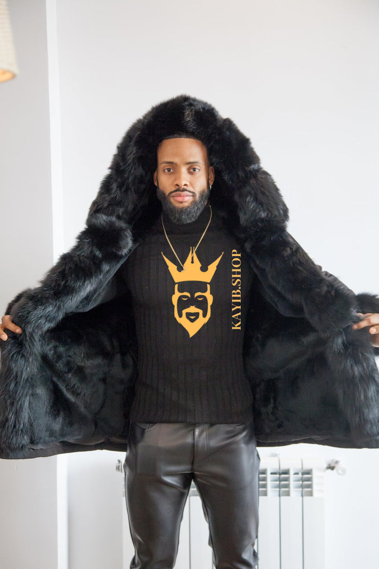 Mens 4-In-1 Waterproof Men Parka Winter Jacket /best Men In Fur Coats Images