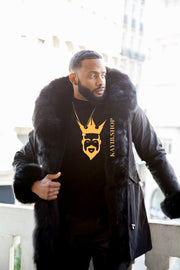 Mens 4-In-1 Waterproof Men Parka Winter Jacket /best Men In Fur Coats Images