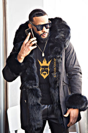 Mens Best 4-In-1 Waterproof Men Parka Winter Jacket /best Men In Fur Coats