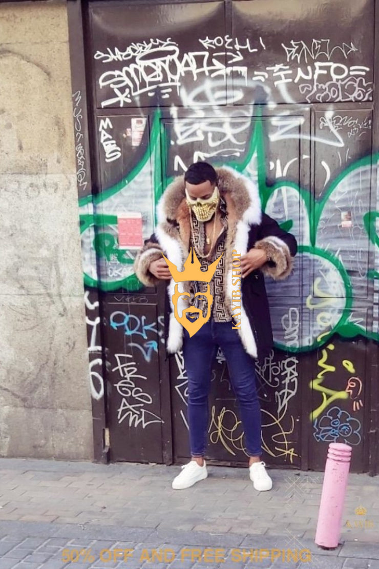 Mens Rabbit Fur Coats: Coats
