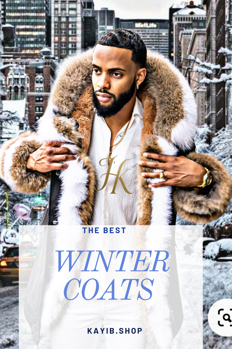 Men s Luxury handmade fox fur Coats Parka Versatile Winter